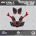 thumbnail image 1 of Kalair GFX Graphics Kit for Honda TRX 300EX MAIER PLASTICS (1993-2006) Revolt Series, 1 of 5