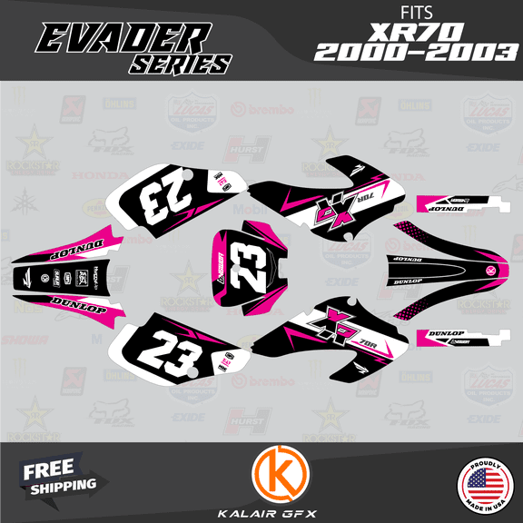 Kalair GFX Graphics Kit for Honda XR70 (2001-2003) Evader Series