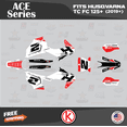 thumbnail image 1 of Kalair GFX Graphics Kit for Husqvarna TC125, TC250, FC250 and FC350 FC450 (2019-2022) Ace Series, 1 of 5