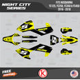 thumbnail image 1 of Kalair GFX Graphics Kit for Husqvarna TC125, TC250, FC350 and FC450 (2016-2018) Night-city Series, 1 of 5