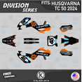 thumbnail image 1 of Kalair GFX Graphics Kit for Husqvarna TC50 (2024) Division Series, 1 of 5