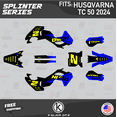 thumbnail image 1 of Kalair GFX Graphics Kit for Husqvarna TC50 (2024) Splinter Series, 1 of 5