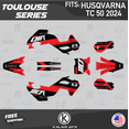 thumbnail image 1 of Kalair GFX Graphics Kit for Husqvarna TC50 (2024) Toulouse Series, 1 of 5
