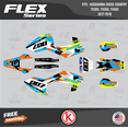 thumbnail image 1 of Kalair GFX Graphics Kit for Husqvarna TX300, FX350, and FX450 (2017-2018) Flex Series, 1 of 5