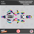 thumbnail image 1 of Kalair GFX Graphics Kit for Husqvarna TX300, FX350, and FX450 (2019-2022) Flex Series, 1 of 5