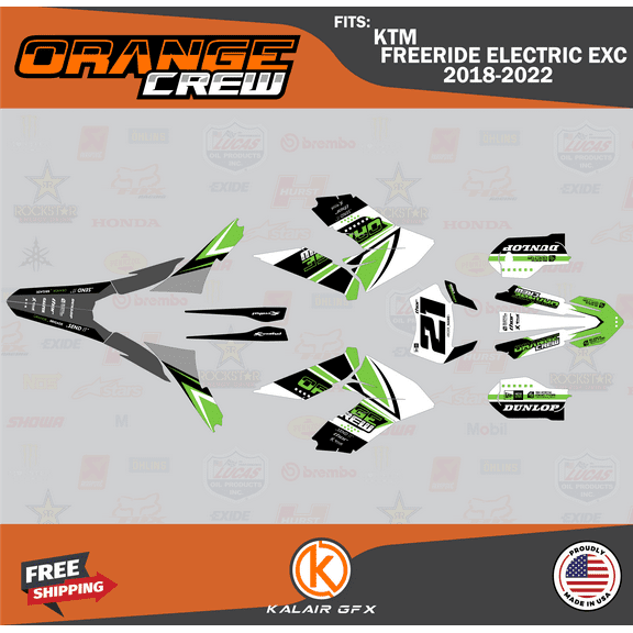 Kalair GFX Graphics Kit for KTM FREERIDE ELECTRIC EXC (2018-2023) Og-crew Series