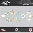 thumbnail image 1 of Kalair GFX Graphics Kit for KTM Motocross 2-STROKE 125SX,150SX and 250SX (2015) Twitch Series, 1 of 5
