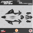 thumbnail image 1 of Kalair GFX Graphics Kit for KTM Motocross 4-STROKE 250SX-F, 350SX-F and 450SX-F (2019-2022) Razor Series, 1 of 5