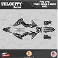 thumbnail image 1 of Kalair GFX Graphics Kit for KTM Motorcross 2-Stroke 125SX,250SX and 300SX (2023) Velocity Series, 1 of 5