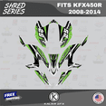 thumbnail image 1 of Kalair GFX Graphics Kit for Kawasaki ATV KFX 450R (2008-2014) Shred Series, 1 of 6