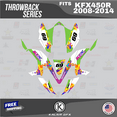 thumbnail image 1 of Kalair GFX Graphics Kit for Kawasaki ATV KFX 450R (2008-2014) Throwback Series, 1 of 6