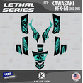 thumbnail image 1 of Kalair GFX Graphics Kit for Kawasaki ATV KFX50 (2003-2006) Lethal Series, 1 of 5