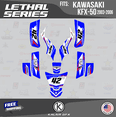 thumbnail image 1 of Kalair GFX Graphics Kit for Kawasaki ATV KFX50 (2003-2006) Lethal Series, 1 of 5