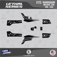 thumbnail image 1 of Kalair GFX Graphics Kit for Kawasaki ATV Mojave 250 Lethal Series, 1 of 5