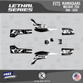 thumbnail image 1 of Kalair GFX Graphics Kit for Kawasaki ATV Mojave 250 Lethal Series, 1 of 5