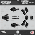thumbnail image 1 of Kalair GFX Graphics Kit for Kawasaki KDX200 (1991-1994) Warrior Series, 1 of 5