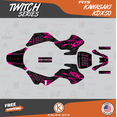 thumbnail image 1 of Kalair GFX Graphics Kit for Kawasaki KDX50 (All Years) Twitch Series, 1 of 5