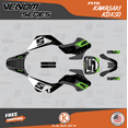 thumbnail image 1 of Kalair GFX Graphics Kit for Kawasaki KDX50 (All Years) Venom Series, 1 of 5