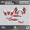thumbnail image 1 of Kalair GFX Graphics Kit for Kawasaki KFX50 (2007-2022) Incision Series, 1 of 5