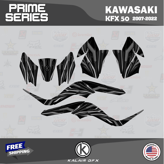 Kalair GFX Graphics Kit for Kawasaki KFX50 (2007-2022) Prime Series