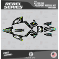 thumbnail image 1 of Kalair GFX Graphics Kit for Kawasaki KLX 250 Polisport Restyle (2003-2008) Rebel Series, 1 of 5