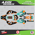 thumbnail image 1 of Kalair GFX Graphics Kit for Kawasaki KLX110 (2002-2009) Axis Series, 1 of 5