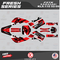 thumbnail image 1 of Kalair GFX Graphics Kit for Kawasaki KLX110 (2002-2009) Fresh Series, 1 of 5