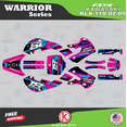 thumbnail image 1 of Kalair GFX Graphics Kit for Kawasaki KLX110 (2002-2009) Warrior Series, 1 of 5
