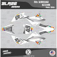 thumbnail image 1 of Kalair GFX Graphics Kit for Kawasaki KLX110 (2010-2023) Blaze Series, 1 of 5