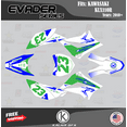 thumbnail image 1 of Kalair GFX Graphics Kit for Kawasaki KLX110 (2010-2023) Evader Series, 1 of 5