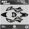 thumbnail image 1 of Kalair GFX Graphics Kit for Kawasaki KLX110 (2010-2023) Rift Series, 1 of 5