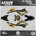 thumbnail image 1 of Kalair GFX Graphics Kit for Kawasaki KLX110, KLX110R/RL (2010-2024) Usa Series, 1 of 5