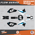 thumbnail image 1 of Kalair GFX Graphics Kit for Kawasaki KLX125 (2003-2007) Flow Series, 1 of 5