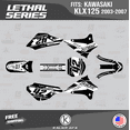 thumbnail image 1 of Kalair GFX Graphics Kit for Kawasaki KLX125 (2003-2007) Lethal Series, 1 of 5