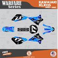 thumbnail image 1 of Kalair GFX Graphics Kit for Kawasaki KLX125 (2003-2007) Warfare Series, 1 of 5