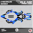 thumbnail image 1 of Kalair GFX Graphics Kit for Kawasaki KLX140 (2008-2018) Cyberware Series, 1 of 5