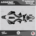 thumbnail image 1 of Kalair GFX Graphics Kit for Kawasaki KLX230 (2020-2024) Legend Series, 1 of 5