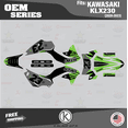 thumbnail image 1 of Kalair GFX Graphics Kit for Kawasaki KLX230 (2020-2024) Oem Series, 1 of 5