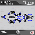 thumbnail image 1 of Kalair GFX Graphics Kit for Kawasaki KLX230R (2020-2024) Turbo Series, 1 of 5