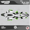thumbnail image 1 of Kalair GFX Graphics Kit for Kawasaki KLX230R (2020-2024) Venom Series, 1 of 5