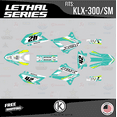 thumbnail image 1 of Kalair GFX Graphics Kit for Kawasaki KLX300SM (2021+) Lethal Series, 1 of 5