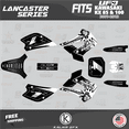 thumbnail image 1 of Kalair GFX Graphics Kit for Kawasaki KX100 (2001-2013) Lancaster Series, 1 of 5