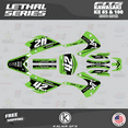 thumbnail image 1 of Kalair GFX Graphics Kit for Kawasaki KX100 (2001-2013) Lethal Series, 1 of 5