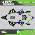 thumbnail image 1 of Kalair GFX Graphics Kit for Kawasaki KX100 (2014-2021) Axis Series, 1 of 5