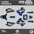 thumbnail image 1 of Kalair GFX Graphics Kit for Kawasaki KX100 UFO RESTYLE (2001-2013) Core Series, 1 of 5