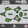 thumbnail image 1 of Kalair GFX Graphics Kit for Kawasaki KX100 UFO RESTYLE (2001-2013) Prime Series, 1 of 5