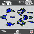 thumbnail image 1 of Kalair GFX Graphics Kit for Kawasaki KX100 UFO RESTYLE (2001-2013) Prime Series, 1 of 5
