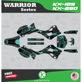 thumbnail image 1 of Kalair GFX Graphics Kit for Kawasaki KX125 (1999-2002) Warrior Series, 1 of 5