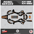 thumbnail image 1 of Kalair GFX Graphics Kit for Kawasaki KX250 (1999-2002) Rebel Series, 1 of 5