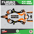 thumbnail image 1 of Kalair GFX Graphics Kit for Kawasaki KX250 (1999-2002) Turbo Series, 1 of 5